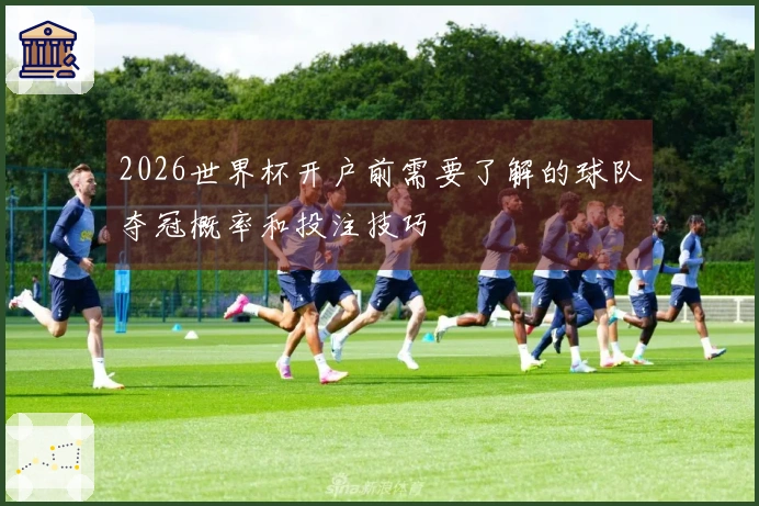 2026世界杯开户前需要了解的球队夺冠概率和投注技巧
