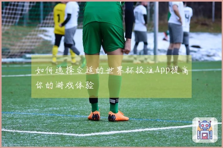 如何选择合适的世界杯投注App提高你的游戏体验