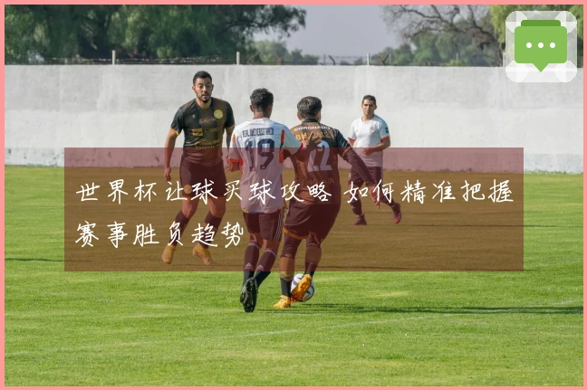 世界杯让球买球攻略 如何精准把握赛事胜负趋势